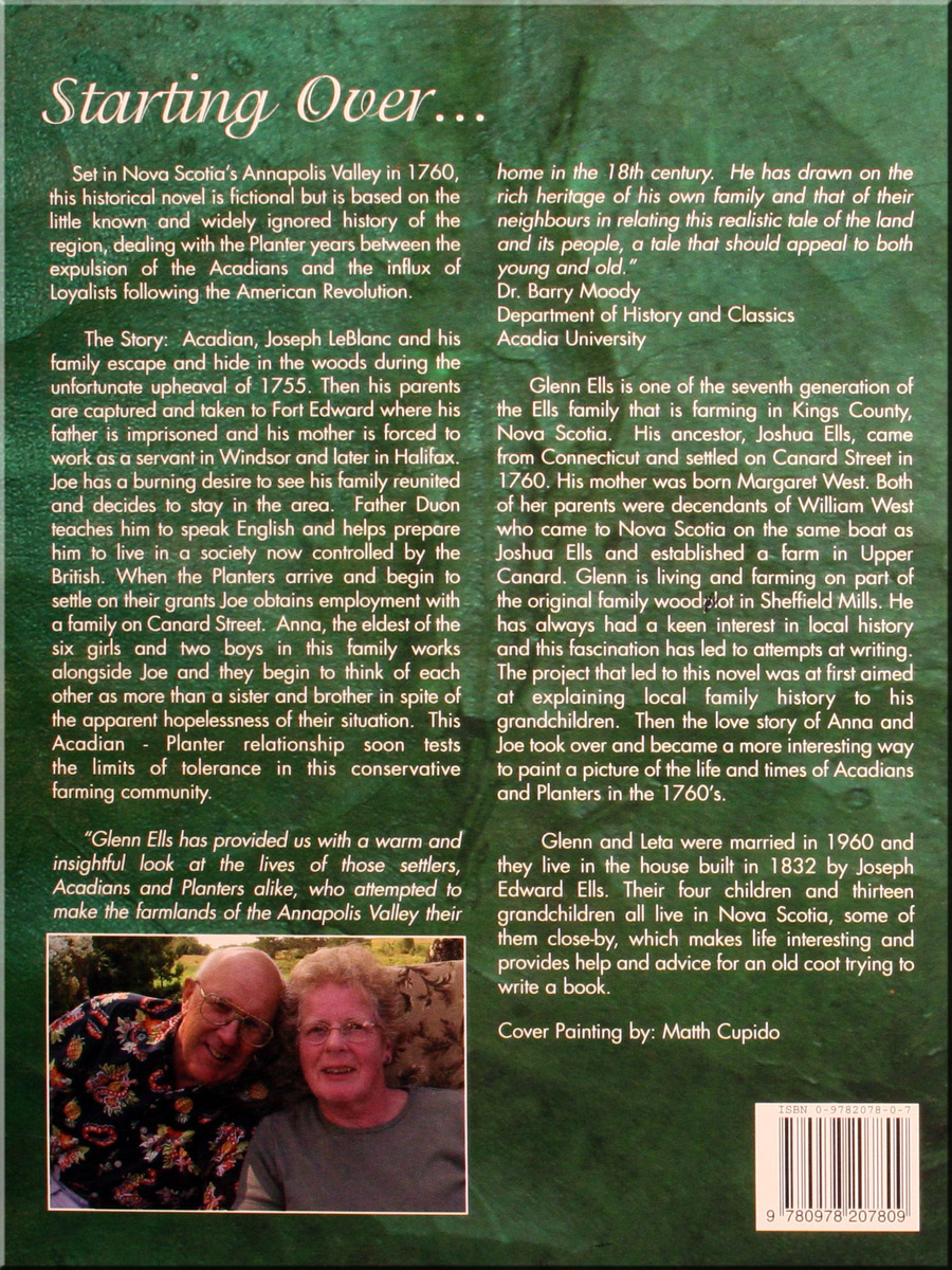 Starting Over - Back Cover